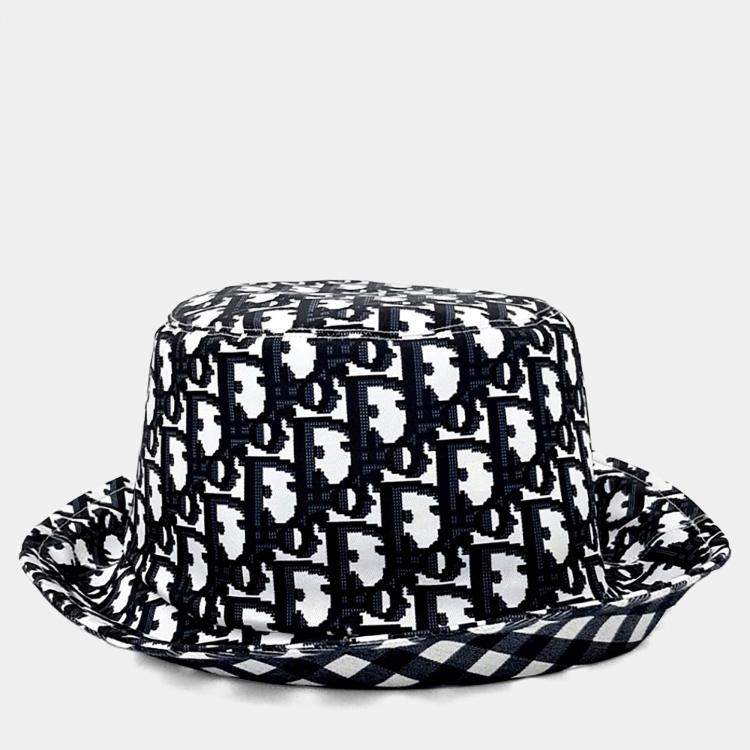 Pre Owned Christian Dior reversible bucket hat