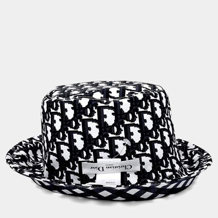 Pre Owned Christian Dior reversible bucket hat