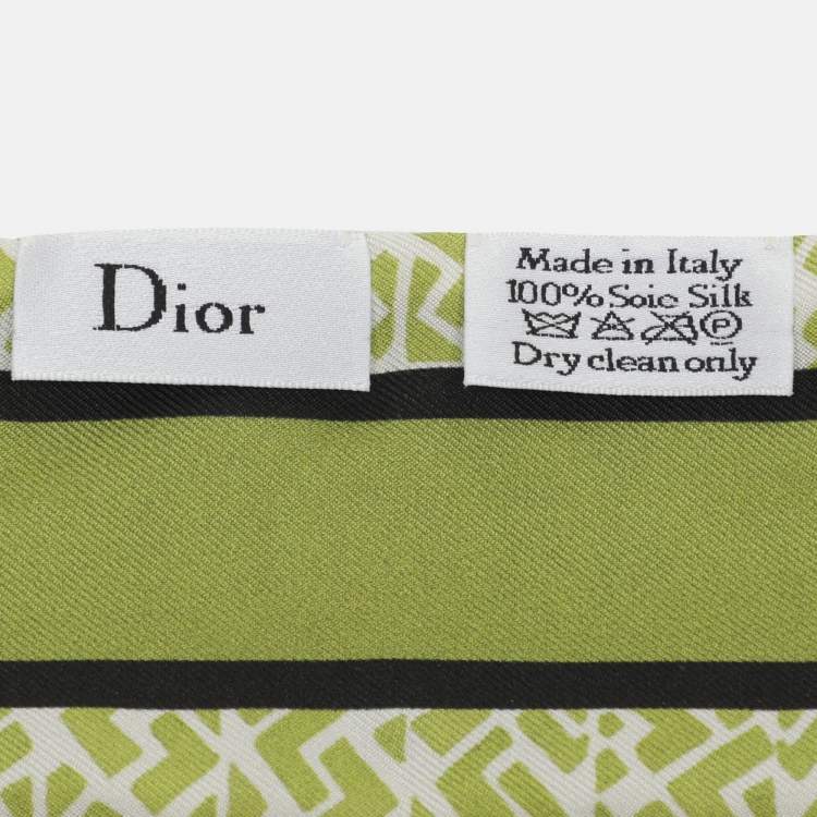 Pre Owned Dior Multicolor Printed Silk Mitzah Bandeau