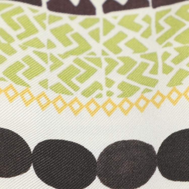 Pre Owned Dior Multicolor Printed Silk Mitzah Bandeau