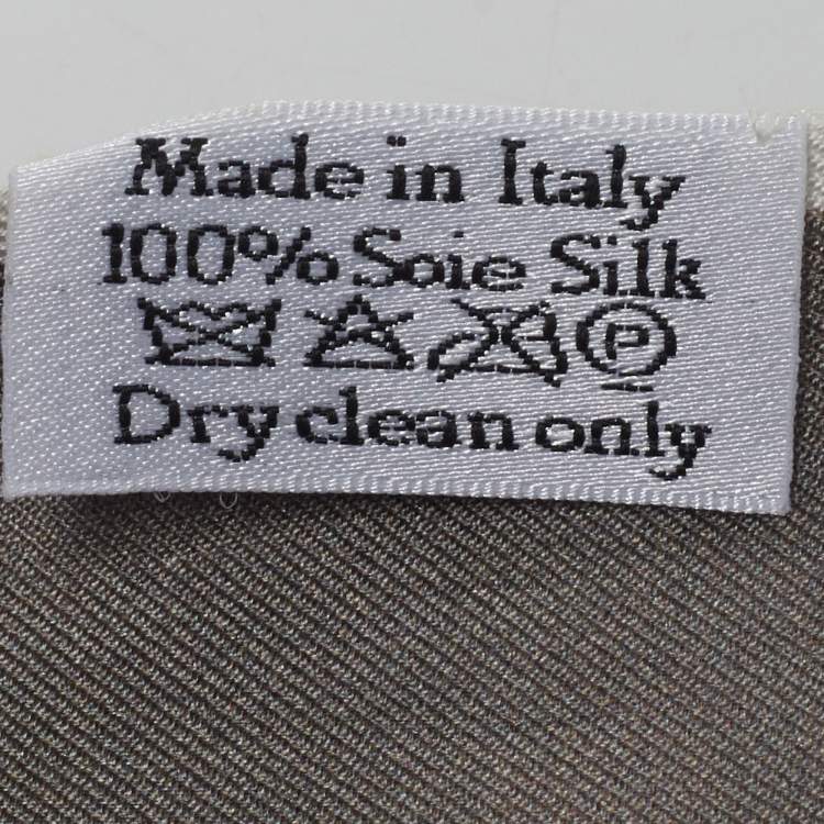 Pre Owned Dior Multicolor ABCDior G Silk Mitzah Scarf