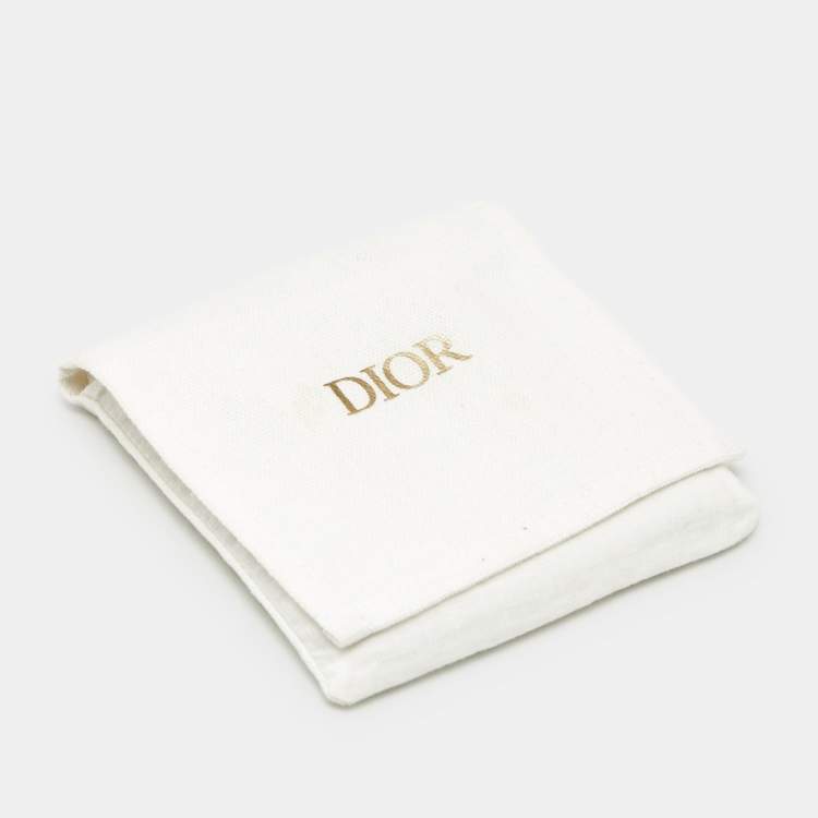 Pre Owned Dior CD Crystals Star Gold Tone Necklace