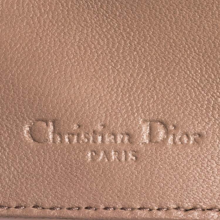 Pre Owned Dior Old Rose Studded Leather Lady Dior iPhone 7 Cover Case