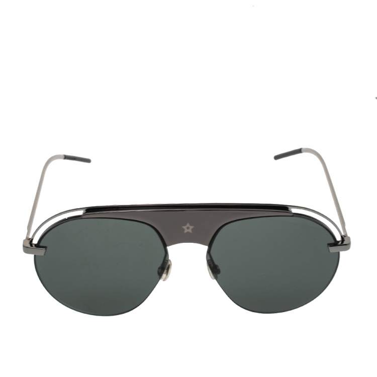 Pre Owned Dior Black KJ11R Dior Evolution2 Aviator Sunglasses