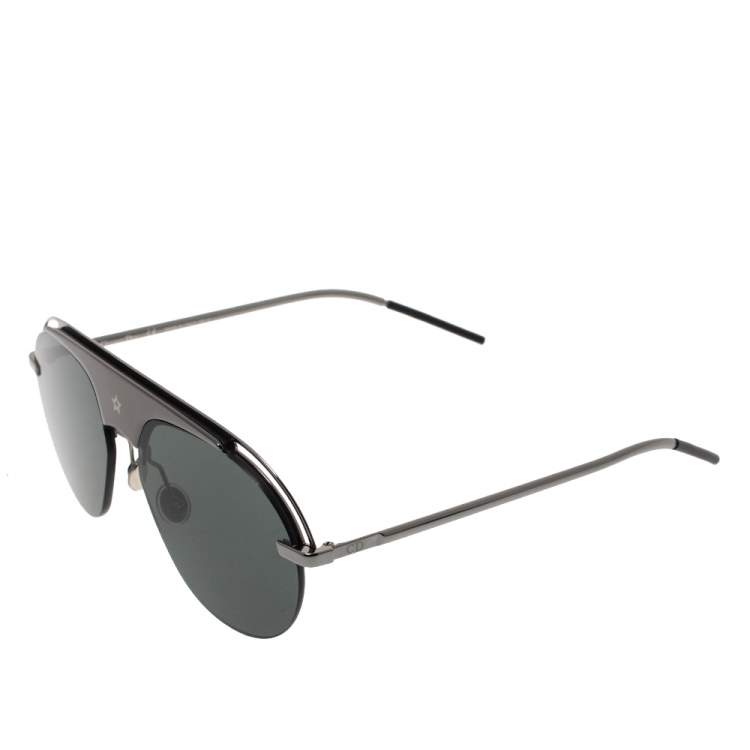 Pre Owned Dior Black KJ11R Dior Evolution2 Aviator Sunglasses