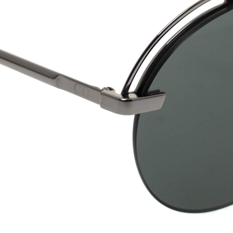 Pre Owned Dior Black KJ11R Dior Evolution2 Aviator Sunglasses