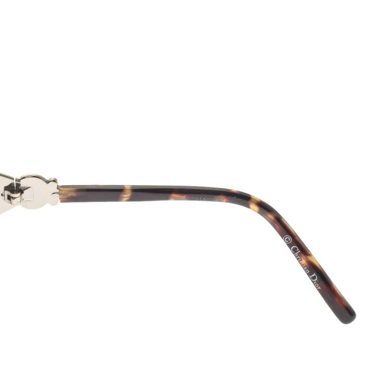 Pre Owned Dior Silver/Brown Gradient M88JS Diorose Oversize Sunglasses