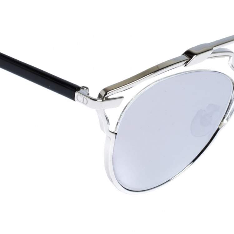 Pre Owned Dior Silver Mirror APPDC DiorSoReal Sunglasses