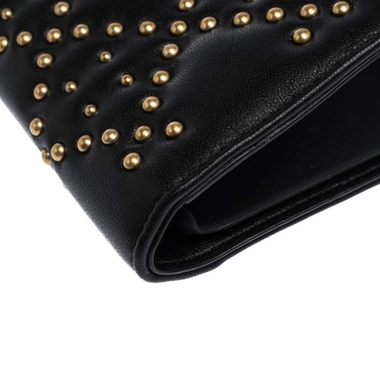 Pre Owned Dior Black Leather Studded iPhone 7 Plus Cover
