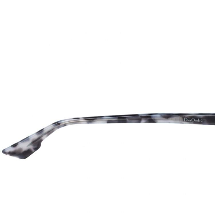 Pre Owned Dior Tortoise & Blue/ Purple DiorOnde2 Oversized Sunglasses