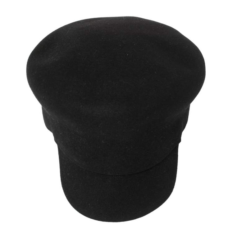 Pre Owned Dior Black Felt Cloche Arty Hat