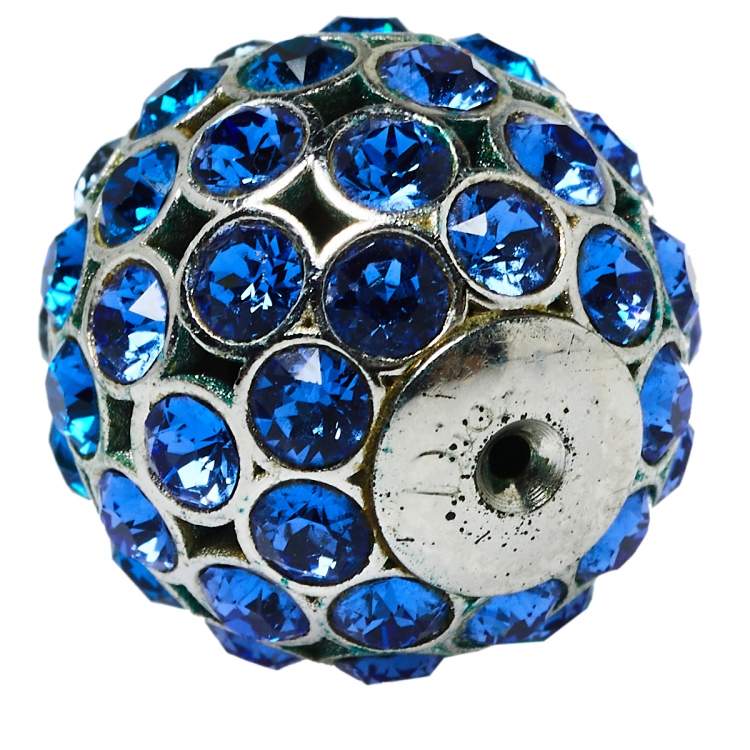 Pre Owned Dior Tribales Blue Ombre Crystal Embellished Stud Earrings