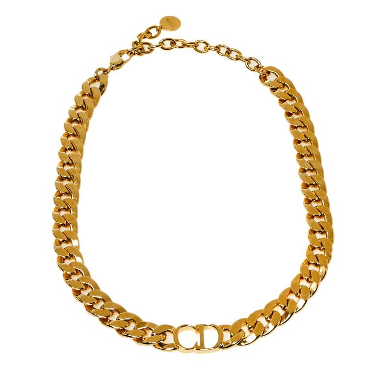 Christian Dior Danseuse Étoile Choker GoldFinished 034CD034 Necklace  New 750  eBay