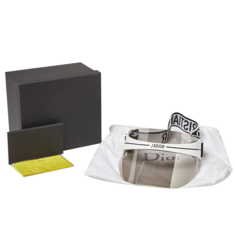 Pre Owned Christian Dior Grey Dior Club1 Sun Visor