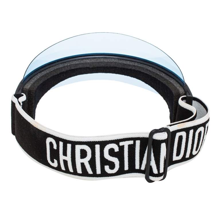 Pre Owned Christian Dior Blue Dior Club1 Sun Visor