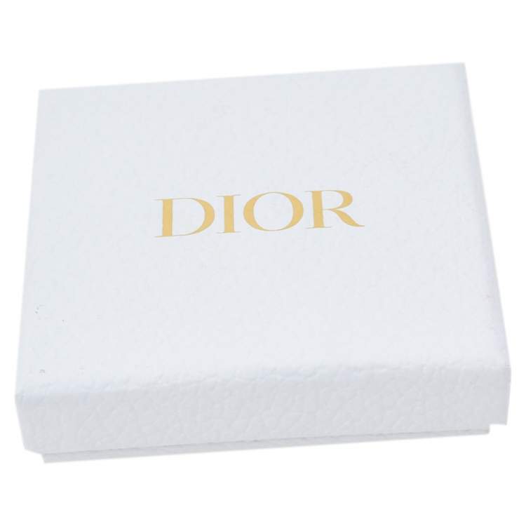 Pre Owned Dior Gold Tone Pop Hearts Crystal Charm Bracelet 