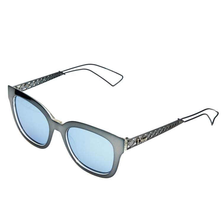 Pre Owned Dior Diorama 1 Silver/Mirrored Y1CA4 Sunglasses