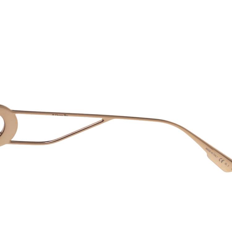 Pre Owned Dior Dark Havana 30 Montaigne Oversized Square Gradient Sunglasses