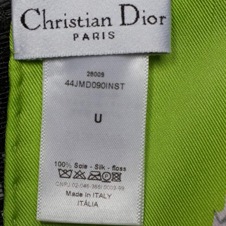 Pre Owned Dior Multicolor Le Jardins de Monsieur Dior Silk Scarf