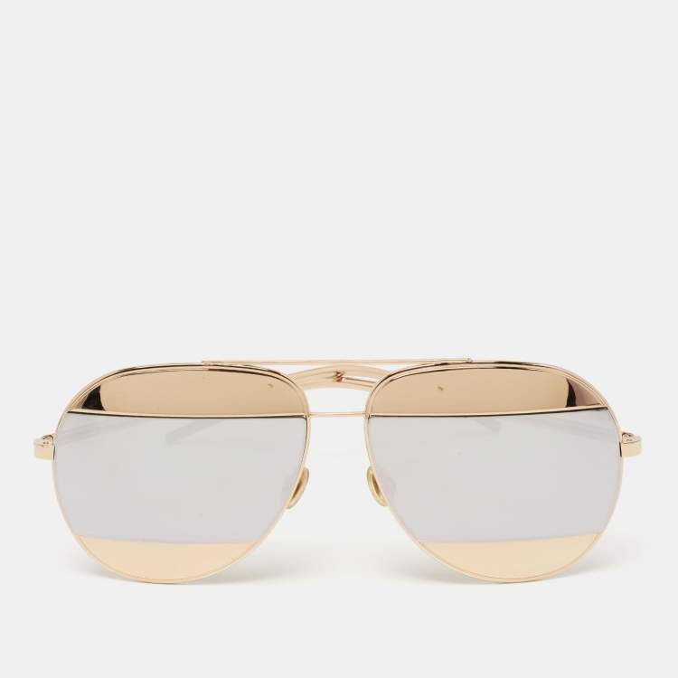 Dior Black/Gold Black 000DC Split 1 Aviator Sunglasses Dior | The ...