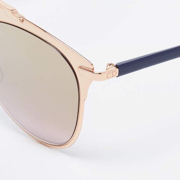 Dior rose 2024 gold sunglasses