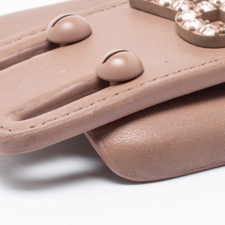 مملوكة مسبقًا Dior Beige Leather J'Adior iPhone X/XS Cover