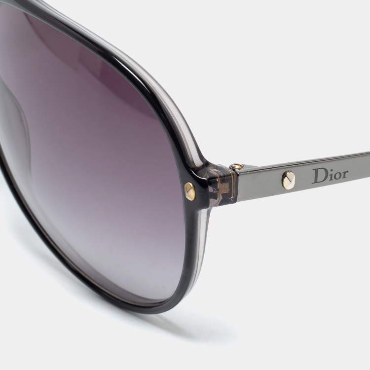 Pre Owned Dior Black W5VHD Tahuata Aviator Sunglasses