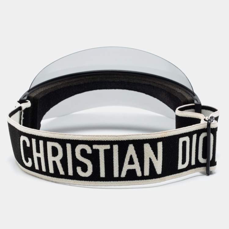 Pre Owned Dior Black/White Dior Club Visor Hat