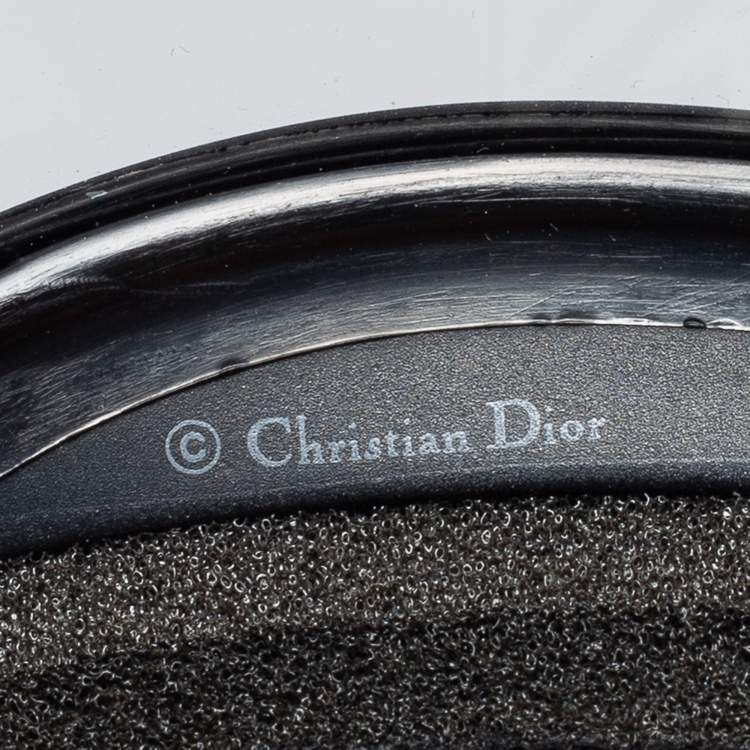Pre Owned Dior Black/White Dior Club Visor Hat