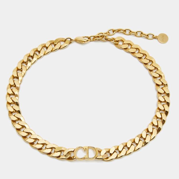 Dior cuban link on sale choker