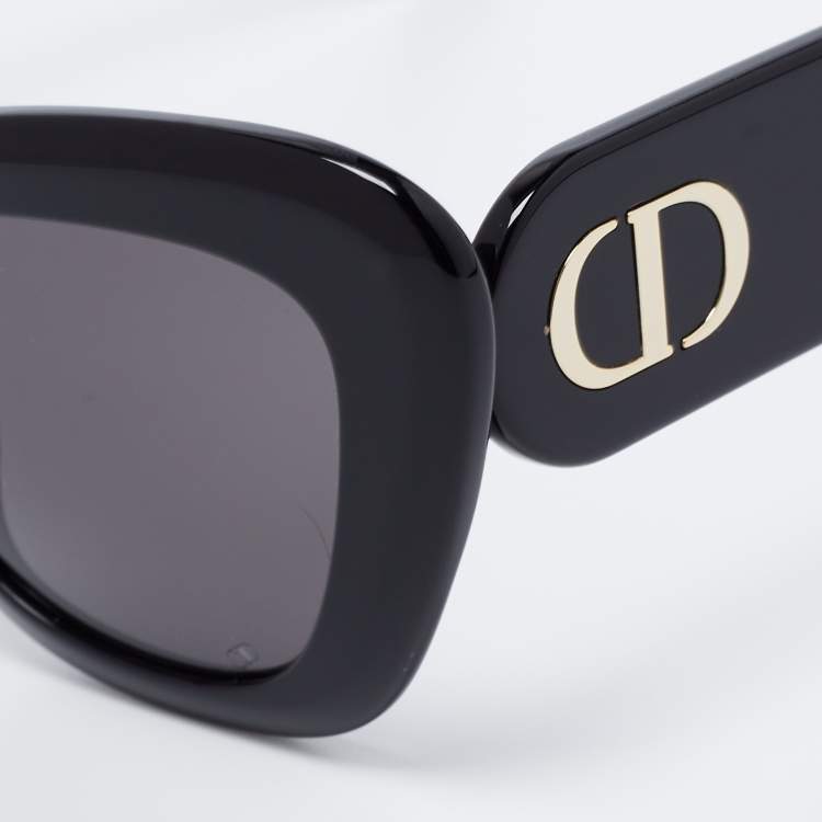 Pre Owned Dior Black / Grey DiorBobby Cat Eye Sunglasses