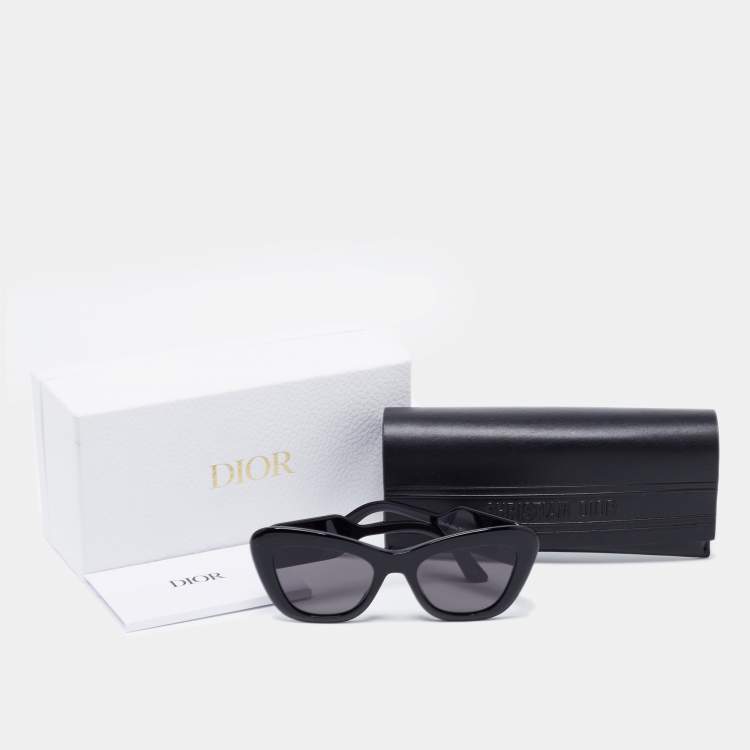 Pre Owned Dior Black / Grey DiorBobby Cat Eye Sunglasses