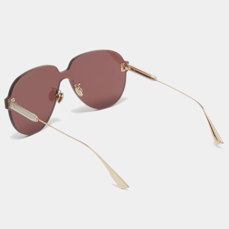 Pre Owned Dior Burgundy Diorquake3 Sunglasses