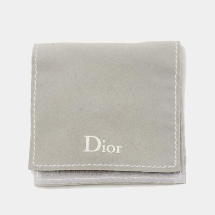 Pre Owned Dior Tribales Two Tone Metal Stud Earrings