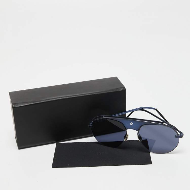 Pre Owned Dior Blue Tone/ Blue Dio(r)evolution2 Pilot Sunglasses
