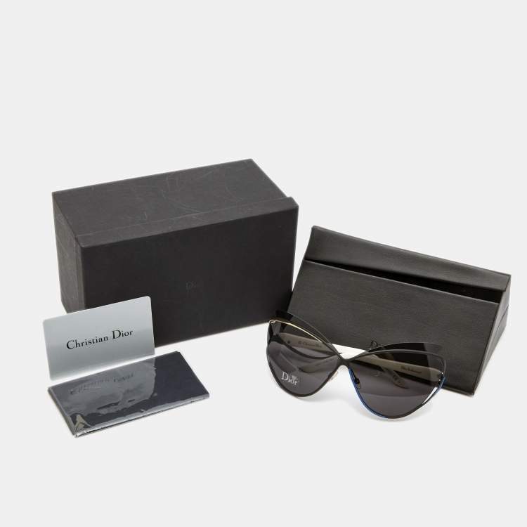 Pre Owned Dior Black/White 4CHY1 Audacieue Butterfly Sunglasses
