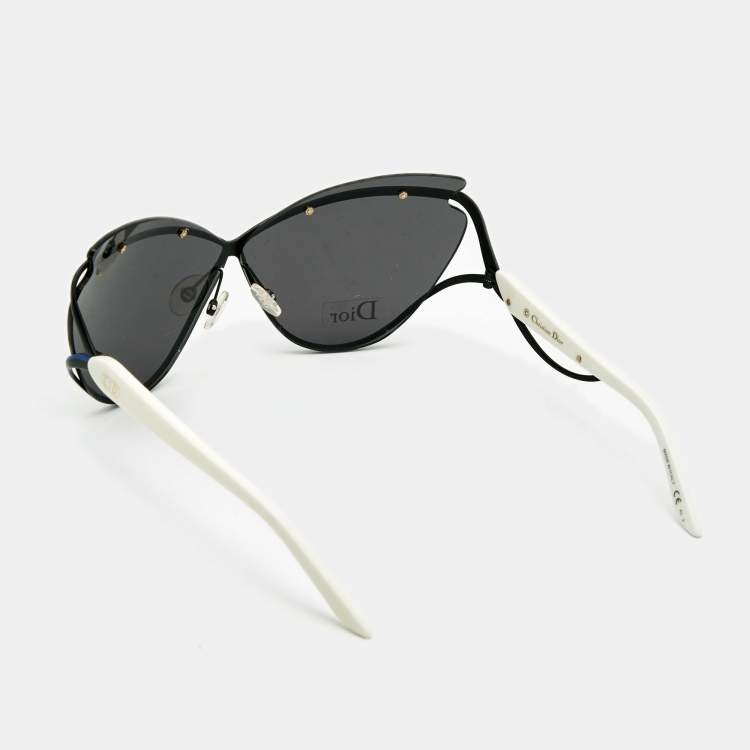 Pre Owned Dior Black/White 4CHY1 Audacieue Butterfly Sunglasses