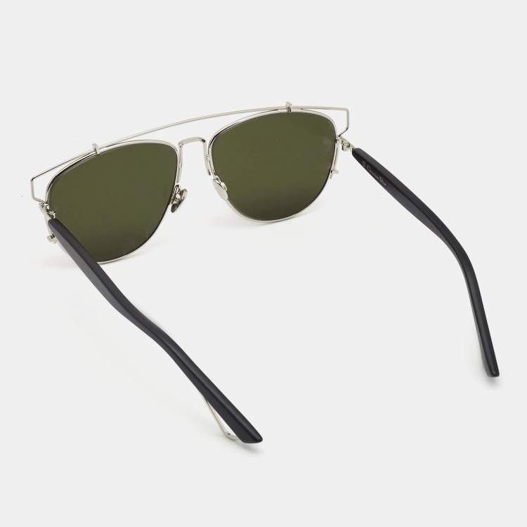 Pre Owned Dior Pink 84J9Z Dior Technologic Aviator Sunglasses