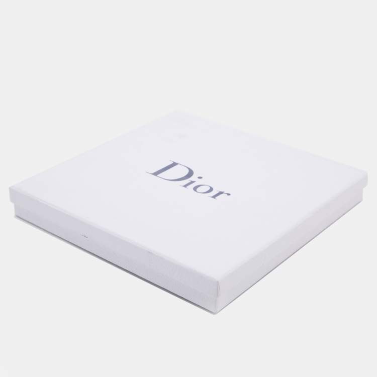 مملوكة مسبقًا Christian Dior Sea Green Lurex Silk Jacquard Scarf