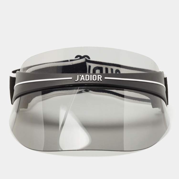 Pre Owned Dior Black/Grey Dior Club1 Visor 