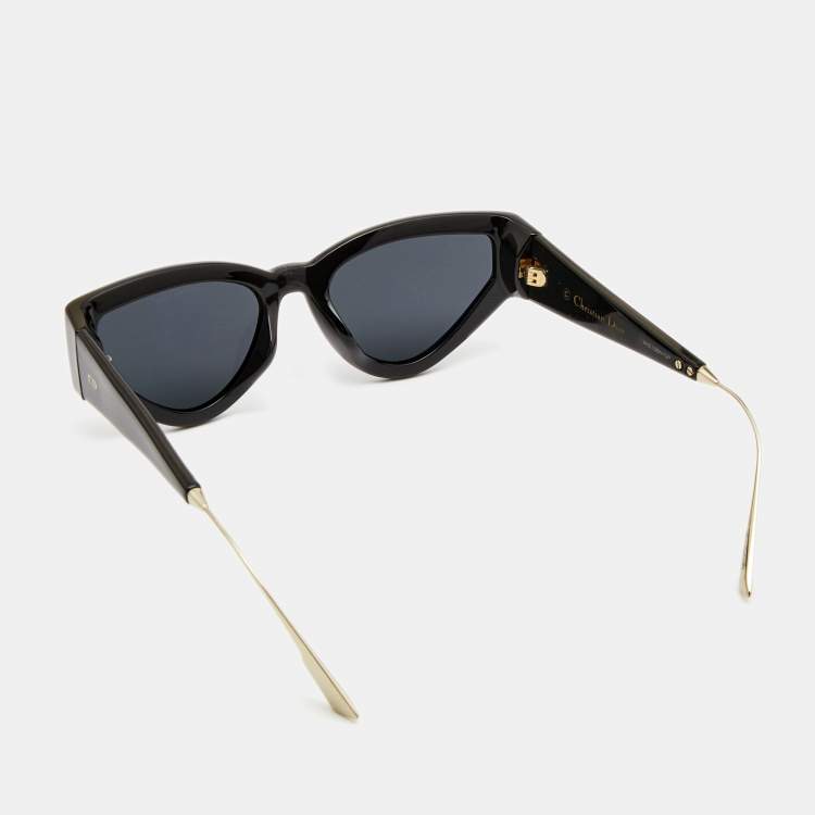 Pre Owned Dior Black Style Dior1 Cat Eye Sunglasses