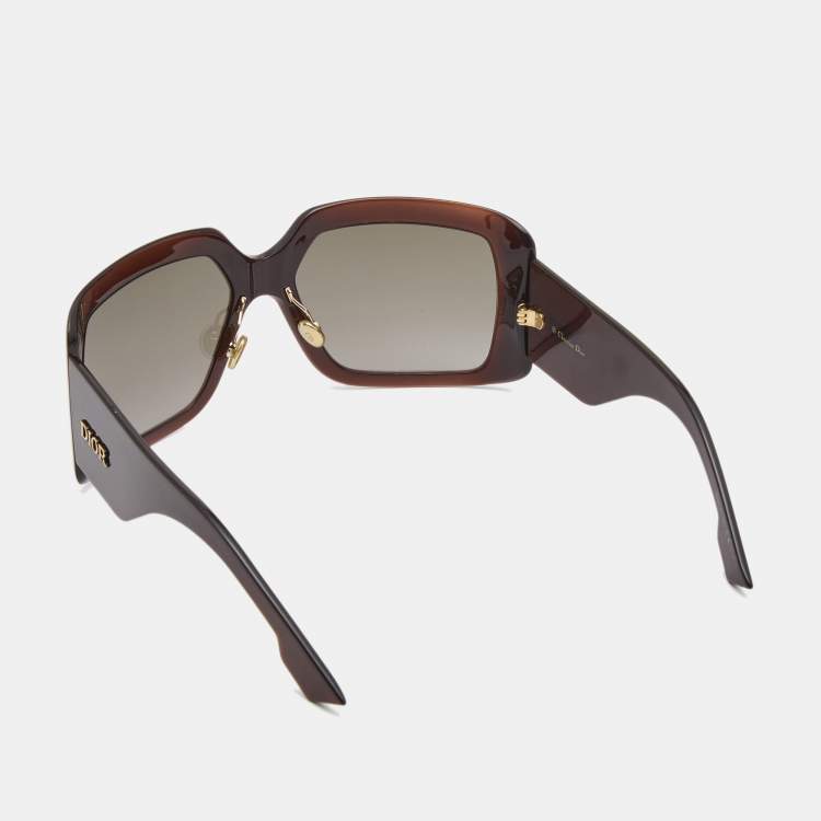 Pre Owned Dior Brown Dior So Light2 Gradient Sunglasses