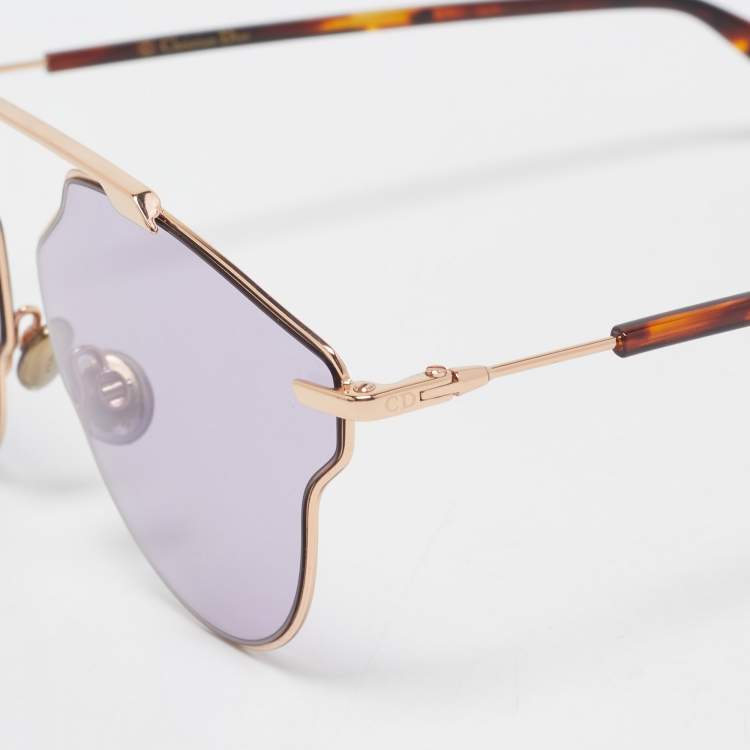 مملوكة مسبقًا Dior Purple/Gold So Real Pop Sunglasses 