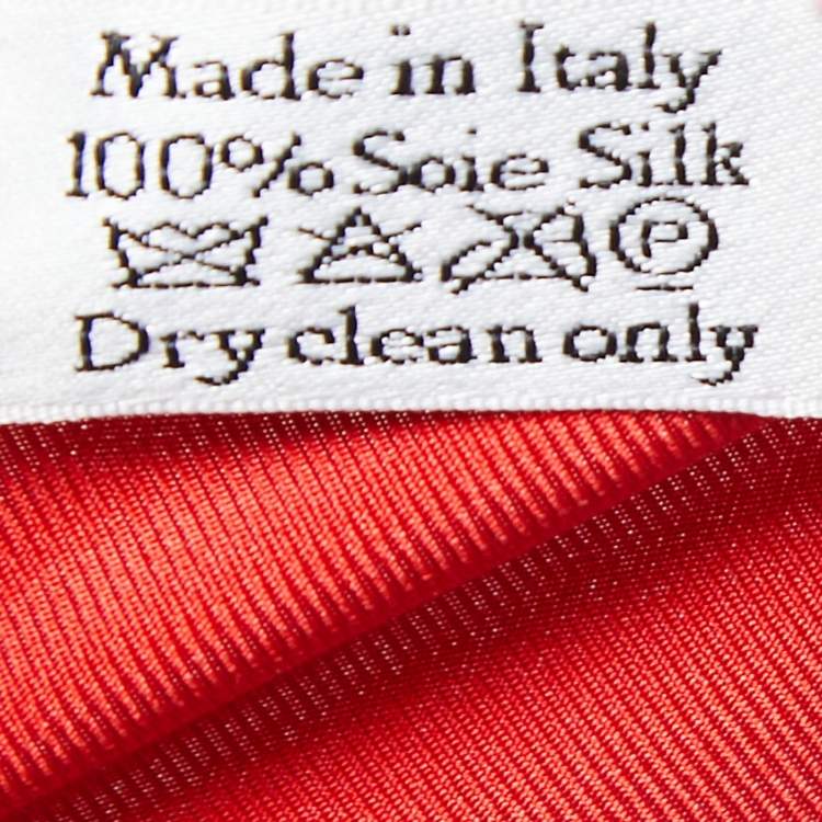 Pre Owned Dior Pink Floral Print Silk Scarf 