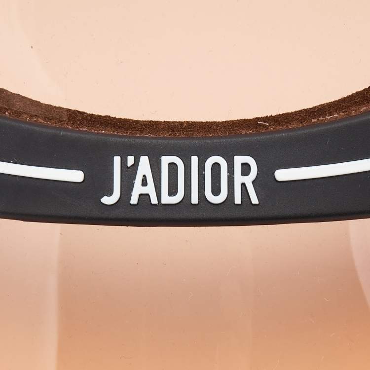 Pre Owned Dior Orange/Black DiorClub1 Sun Visor