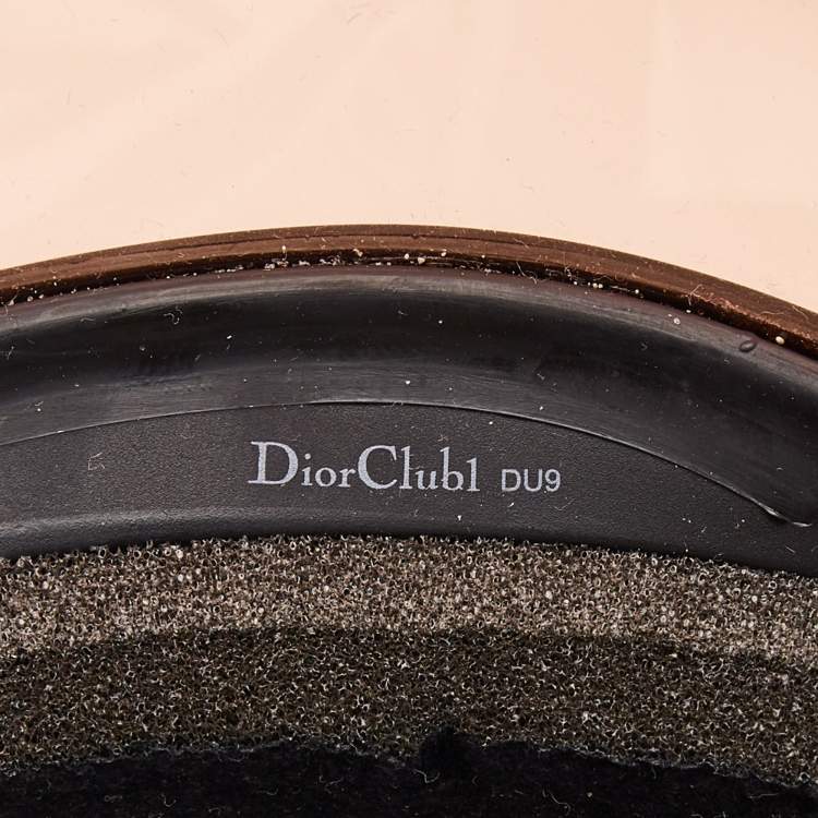 Pre Owned Dior Orange/Black DiorClub1 Sun Visor