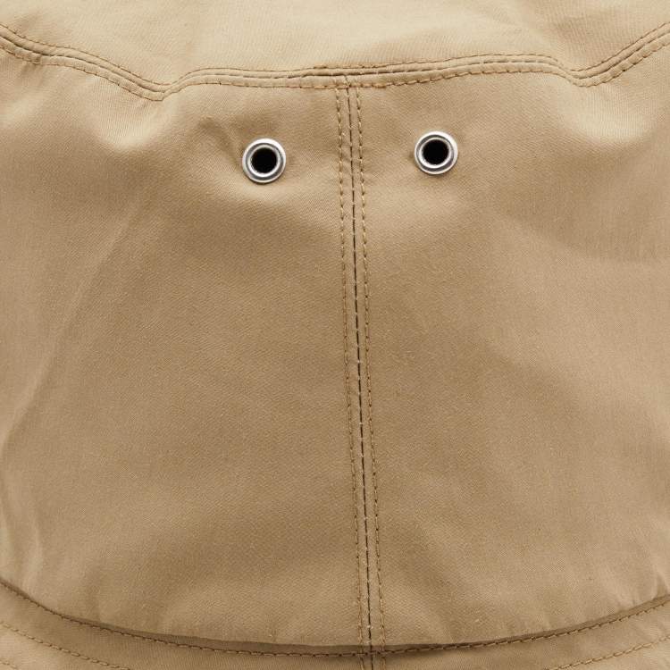 Pre Owned Dior Beige/Brown Oblique Teddy-D Brim Reversible Bucket Hat 58