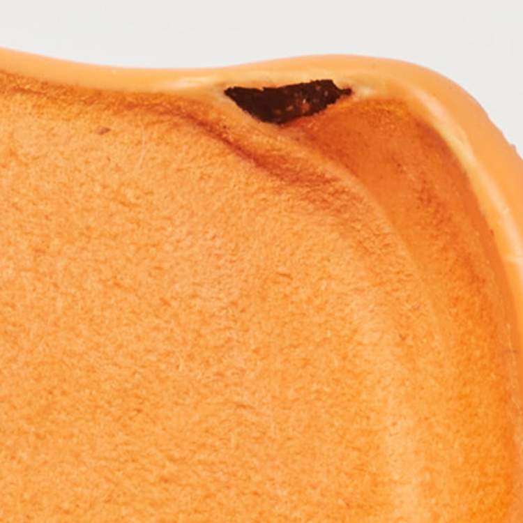 Pre Owned Dior Orange/White Leather Dior Travel iPhone 13 Pro Case