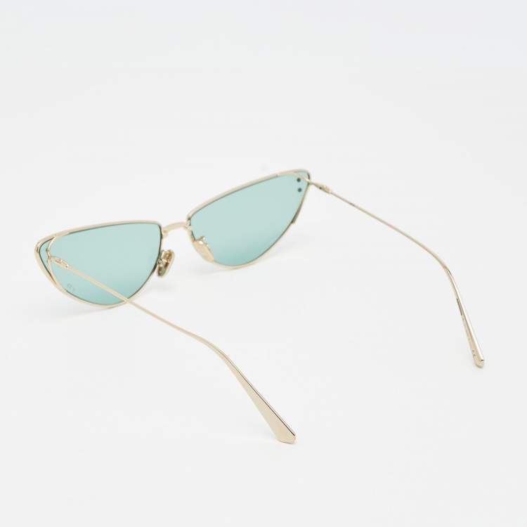 Pre Owned Dior Green/Gold Miss Dior Butterfly Sunglasses