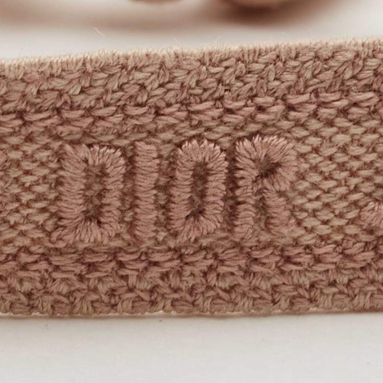 Pre Owned Dior J'Adior Woven Fabric Set of 2 Bracelets